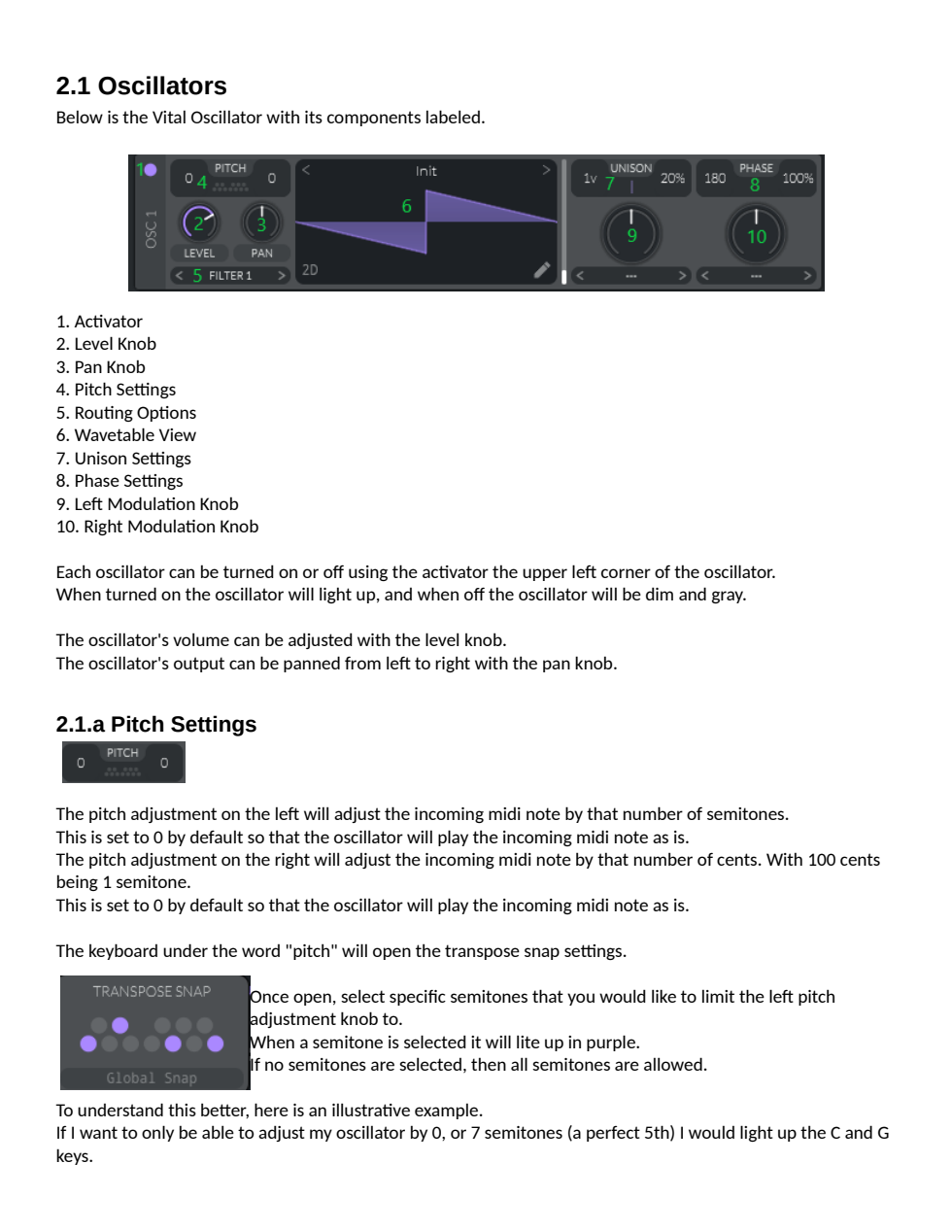 M06: User manual / Page 6