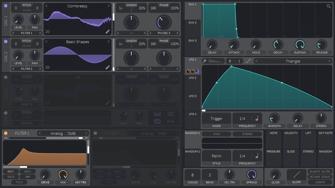 F18: changing the shape of an LFO in Vital