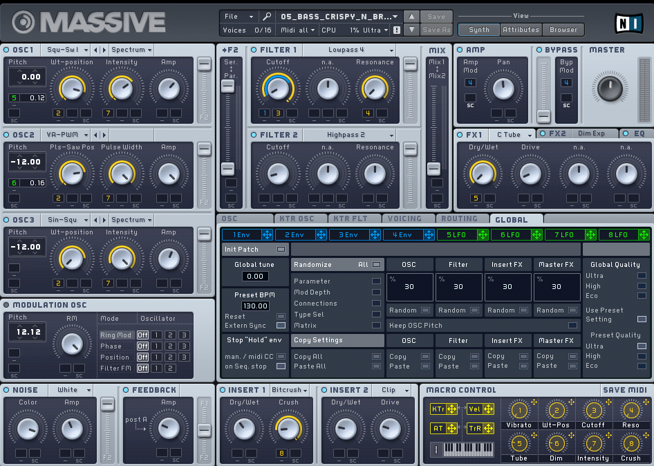 F32: FM Synthesis in Massive
