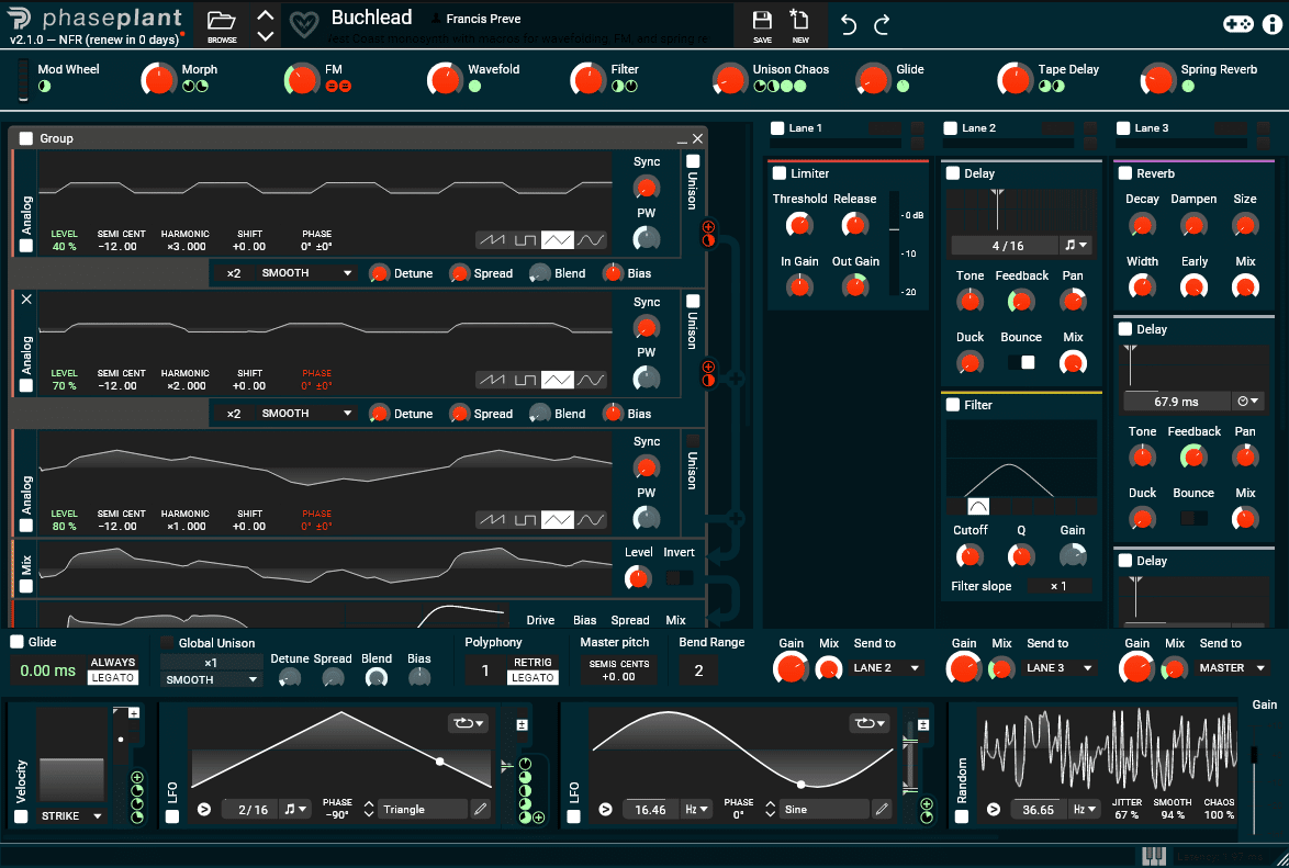 F36: Phase Plant synth