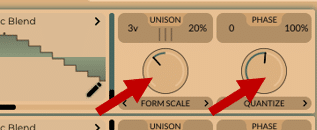 T11: Vital morphing knobs