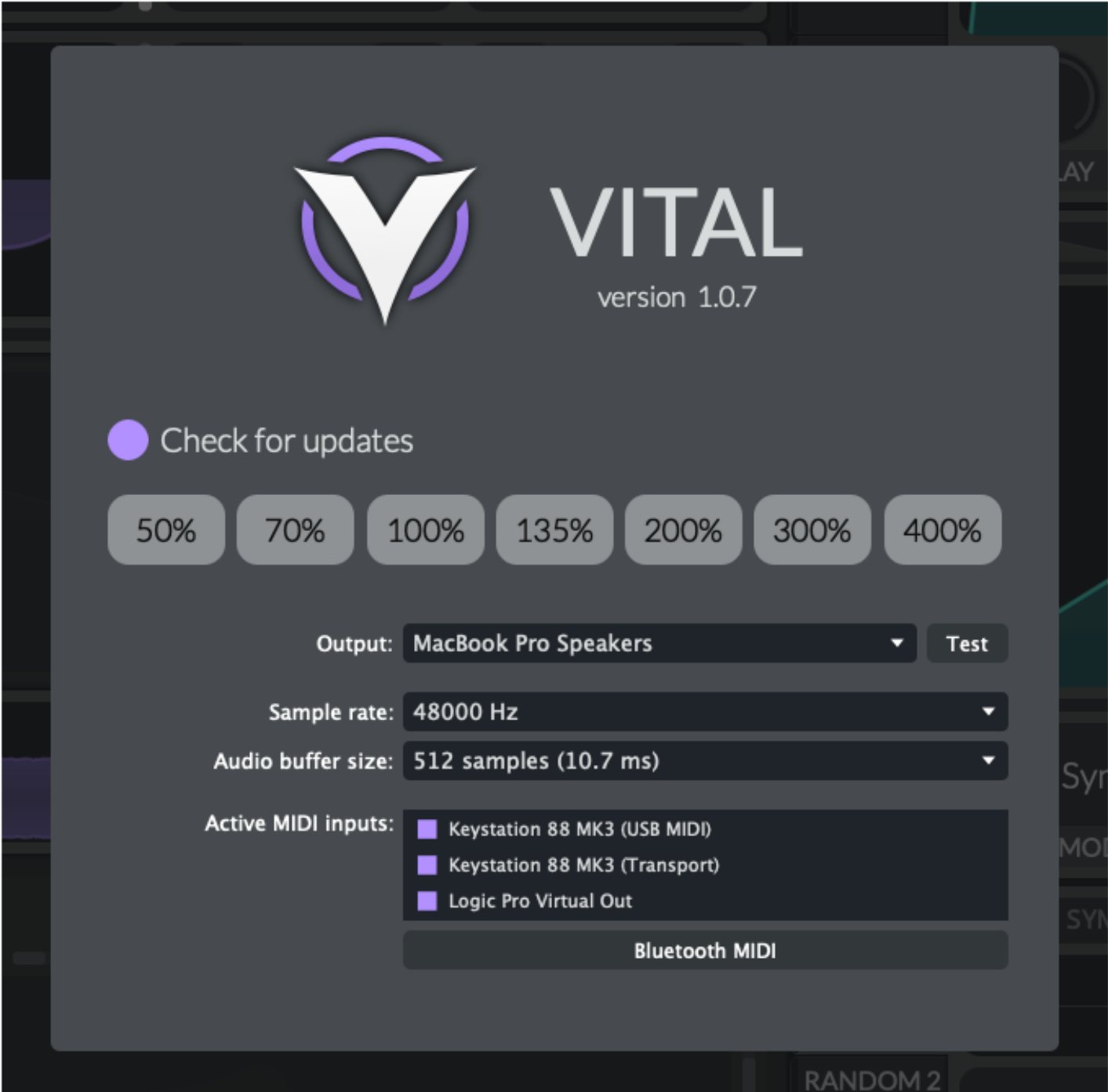 V04: System menu
