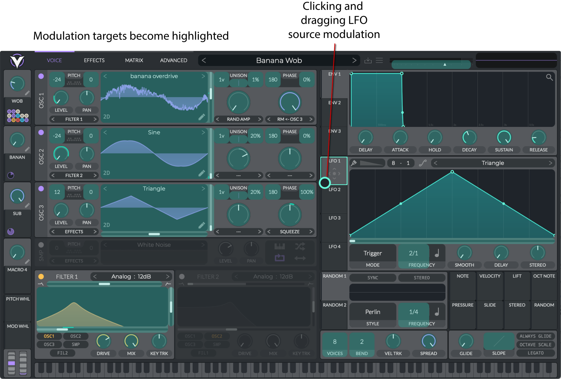 V08 Drag-and-drop modulation